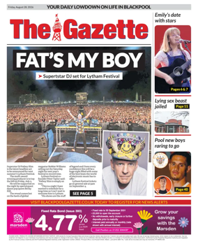 Cover of Blackpool Gazette