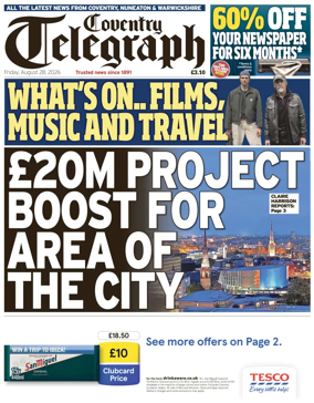 Cover of Coventry Telegraph