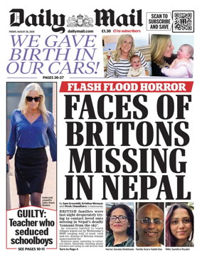 Cover of Daily Mail