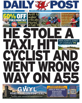 Cover of Daily Post (North Wales)