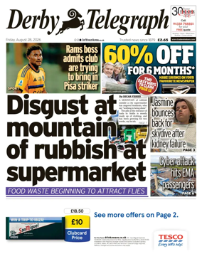 Cover of Derby Telegraph
