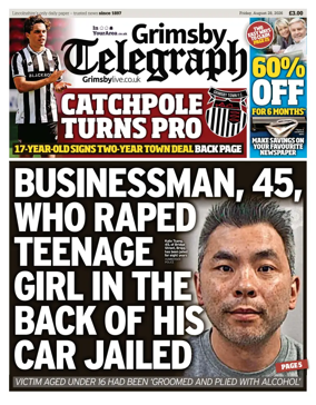 Cover of Grimsby Telegraph
