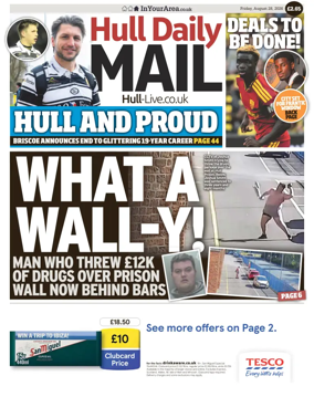 Cover of Hull Daily Mail