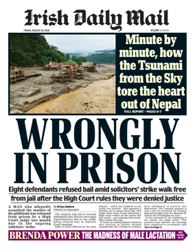 Cover of Irish Daily Mail