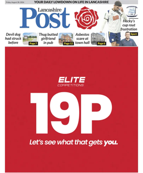 Cover of Lancashire Evening Post