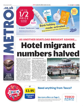 Cover of Metro (UK)