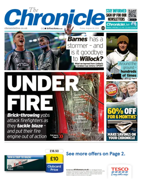 Cover of The Chronicle (South Tyneside and Durham)