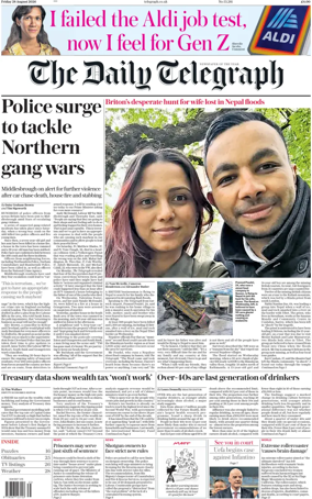 Cover of The Daily Telegraph