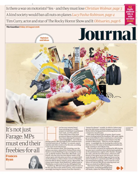 Cover of The Guardian e-paper Journal