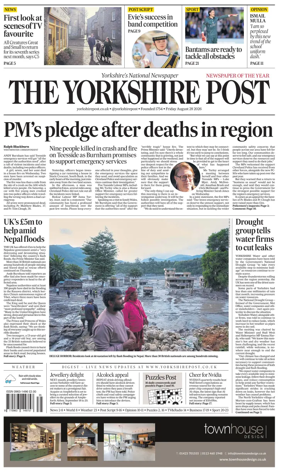 Cover of Yorkshire Post
