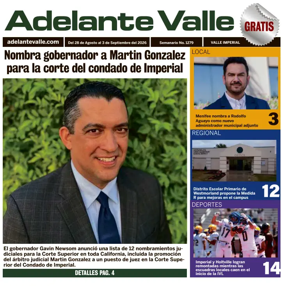 Cover of Adelante Valle