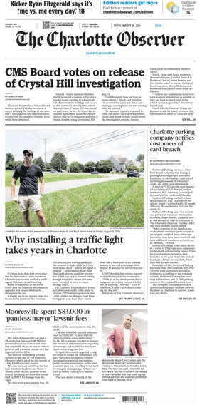 Cover of The Charlotte Observer