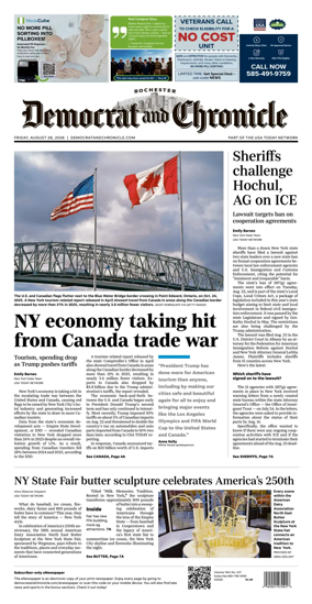 Cover of Democrat and Chronicle