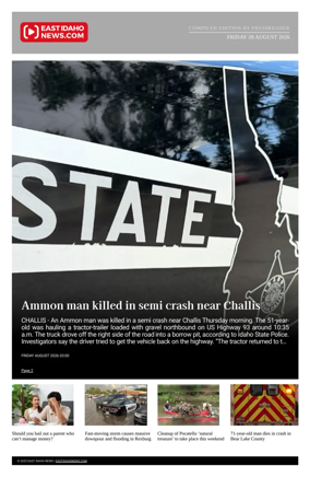 Cover of East Idaho News