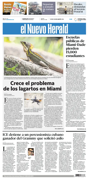 Cover of El Nuevo Herald