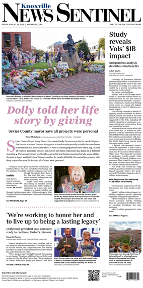 Cover of Knoxville News Sentinel