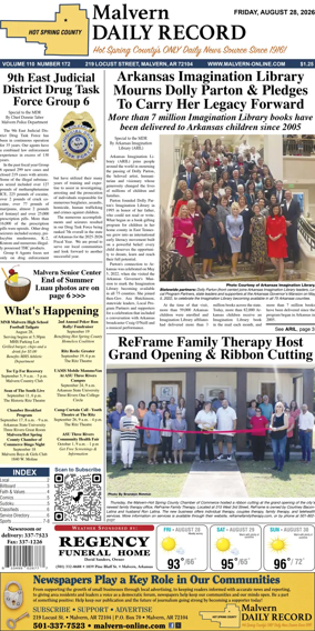 Cover of Malvern Daily Record