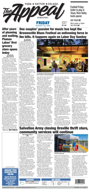 Cover of Marysville Appeal-Democrat