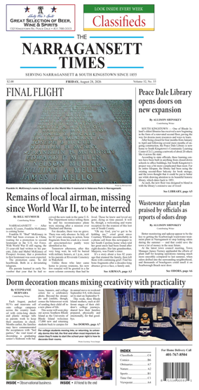 Cover of Narragansett Times