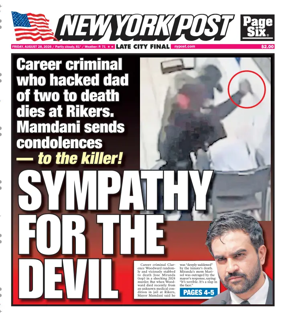 Cover of New York Post
