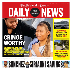 Cover of Philadelphia Daily News