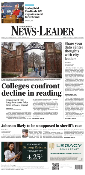 Cover of Springfield News-Leader