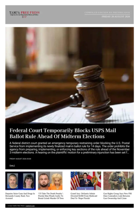 Cover of Tampa Free Press
