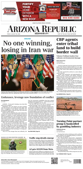 Cover of The Arizona Republic