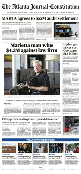Cover of The Atlanta Journal-Constitution