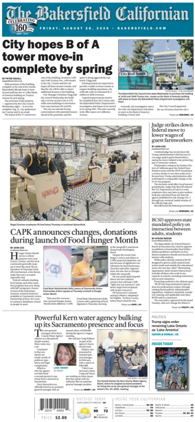 Cover of The Bakersfield Californian