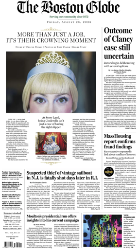 Cover of The Boston Globe