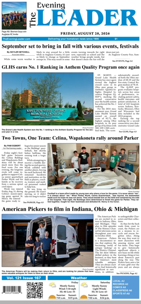 Cover of The Evening Leader
