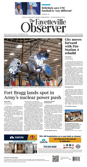 Cover of The Fayetteville Observer