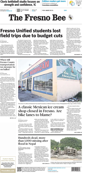 Cover of The Fresno Bee