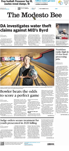 Cover of The Modesto Bee