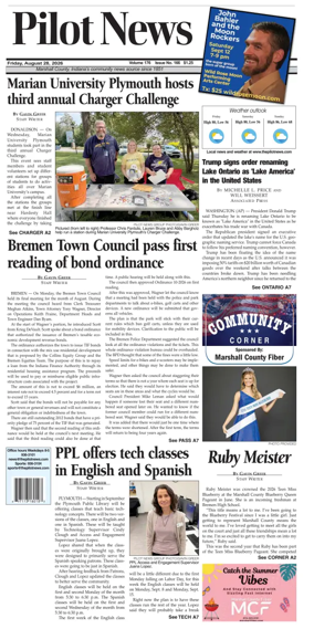 Cover of The Pilot News