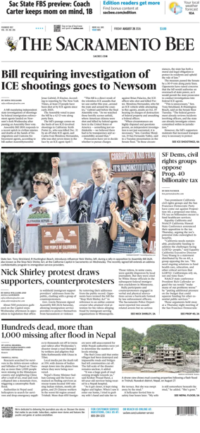 Cover of The Sacramento Bee