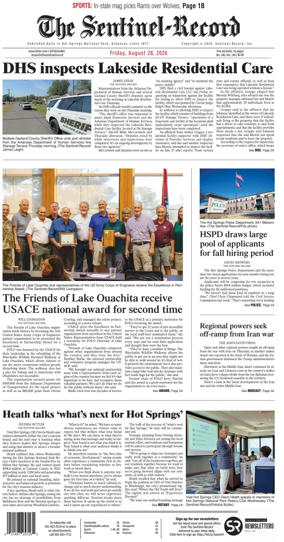 Cover of The Sentinel-Record