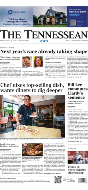 Cover of The Tennessean