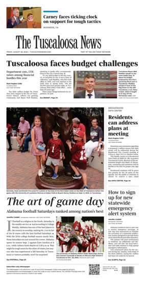 Cover of The Tuscaloosa News