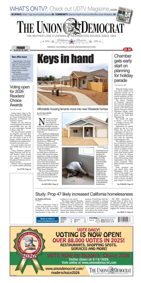 Cover of The Union Democrat