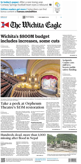 Cover of The Wichita Eagle