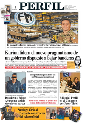 Cover of Perfil (Sabado)