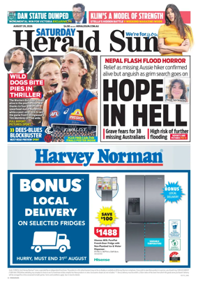 Cover of Herald Sun