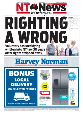 Cover of NT News