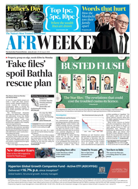 Cover of The Australian Financial Review