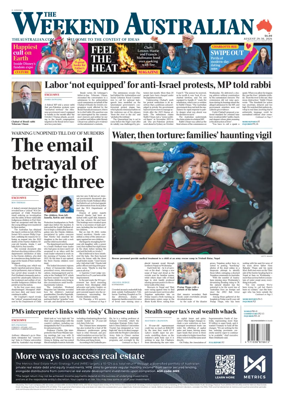 Cover of The Australian