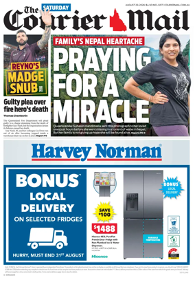 Cover of The Courier-Mail