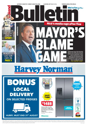 Cover of Townsville Bulletin
