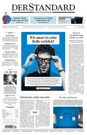Cover of Der Standard